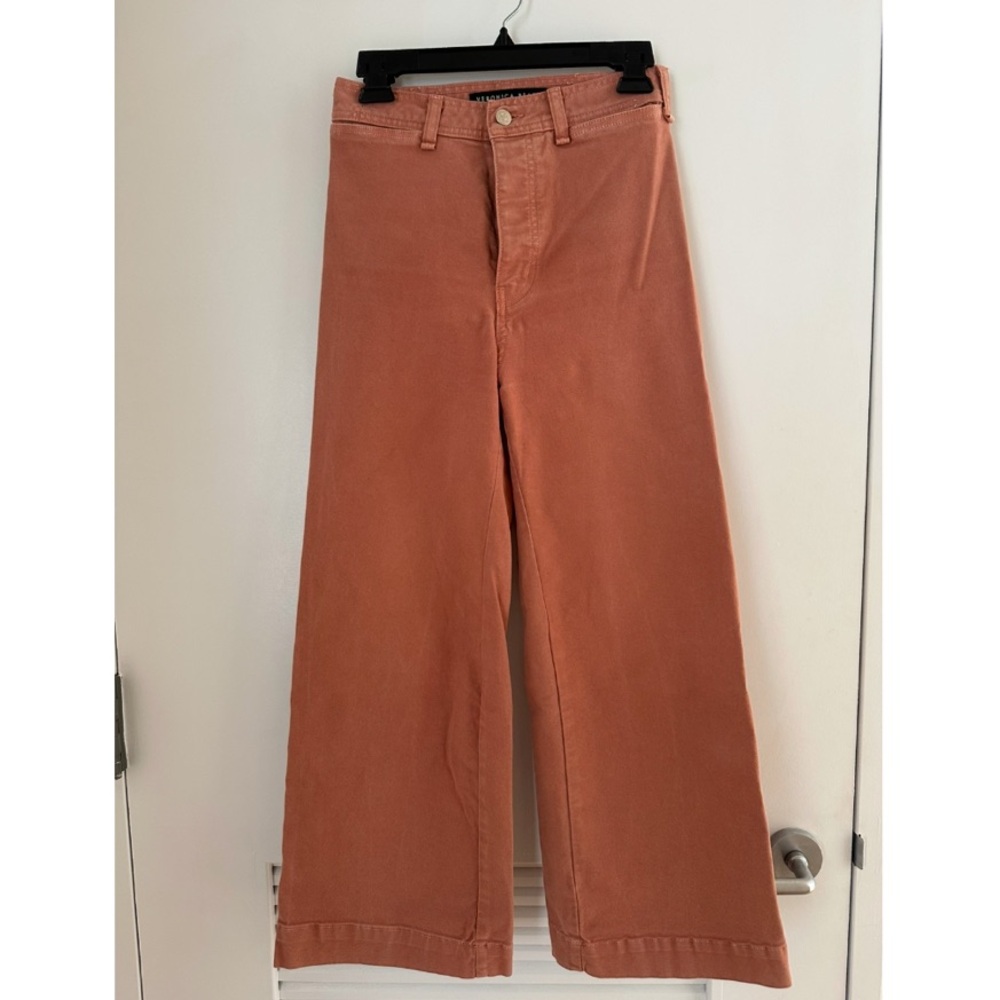 Dusty Rose Veronica Beard Wide Leg Jeans - Size 26